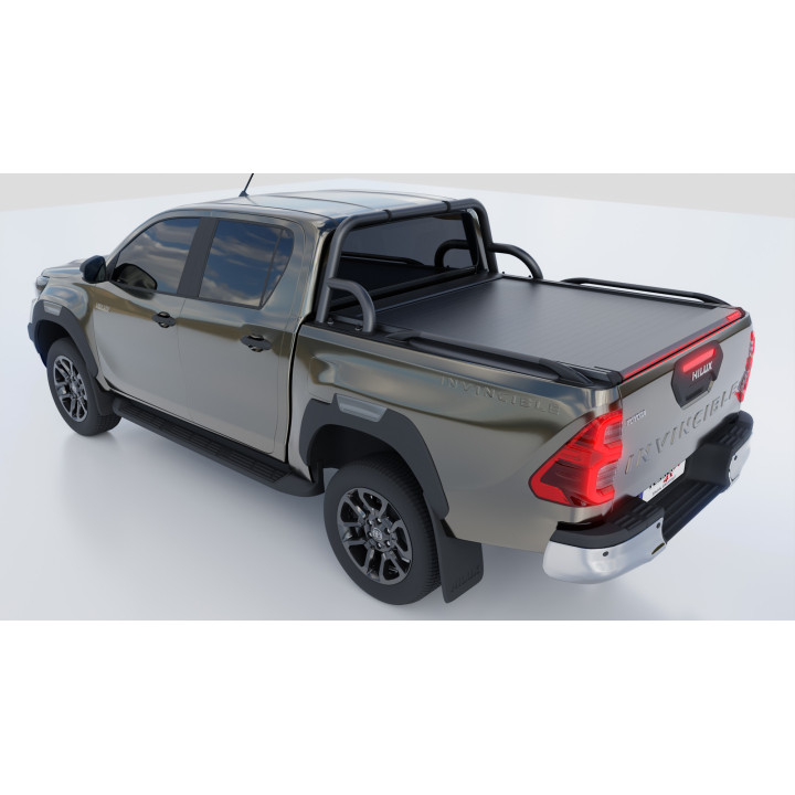 Electronically Assisted Roll Top Tonneau Bed Cover, Tessera 4x4 Roll+, Toyota Hilux Double Cab 2016 - 2026 - EDK.ro