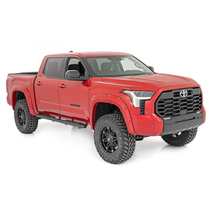 Side Steps, Rough Country Oval Nerf Step, Toyota Tundra 2022 - Present - EDK.ro