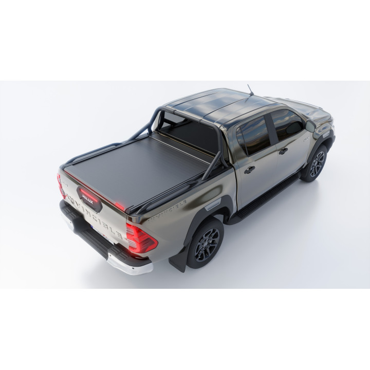 Închidere de Benă Tip Rulou Electric, Tessera 4x4 Roll+, Toyota Hilux Cabină Dublă 2016 - 2026 - EDK.ro