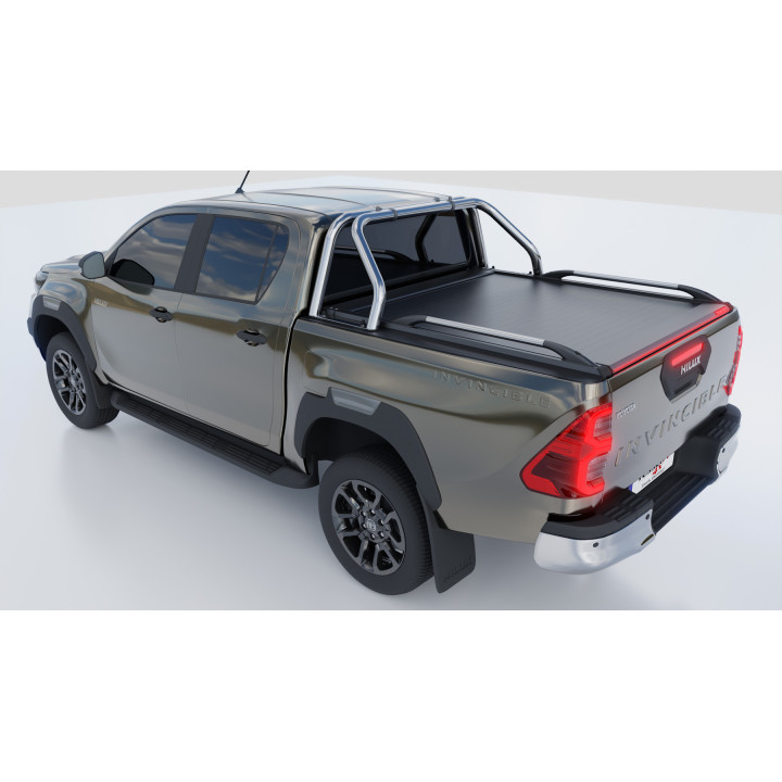 Electronically Assisted Roll Top Tonneau Bed Cover, Tessera 4x4 Roll+, Toyota Hilux Double Cab 2016 - 2026 - EDK.ro