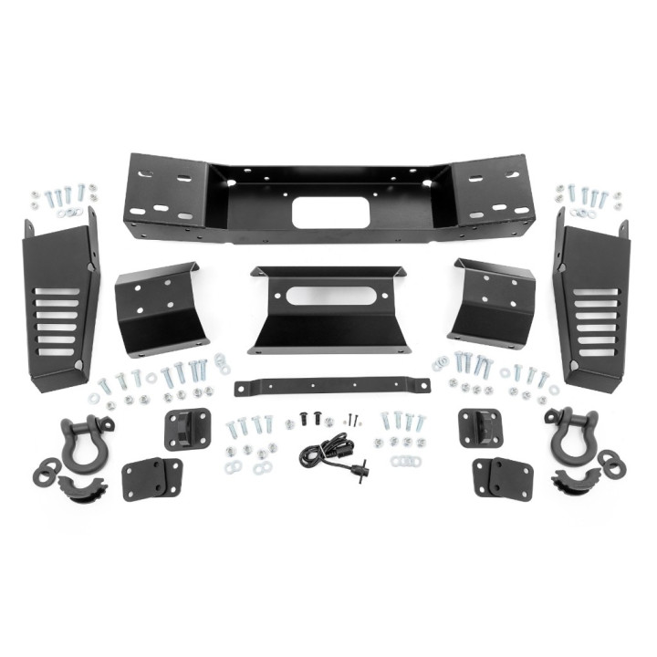 Hidden Winch Mounting Plate, Rough Country, Toyota Tundra 2022 - Present - EDK.ro
