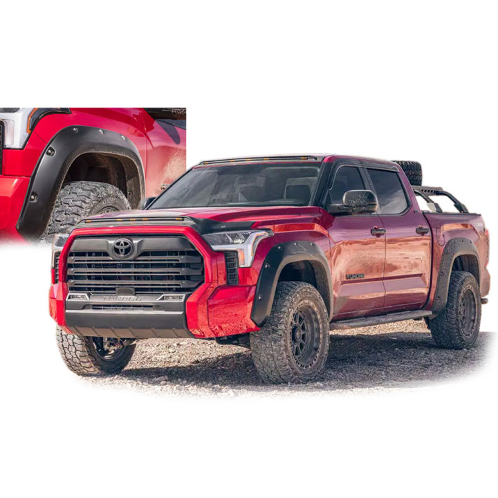 Front and Rear Fender Flares, Husky Liners Pocket Style, Toyota Tundra 2022 - Present - EDK.ro