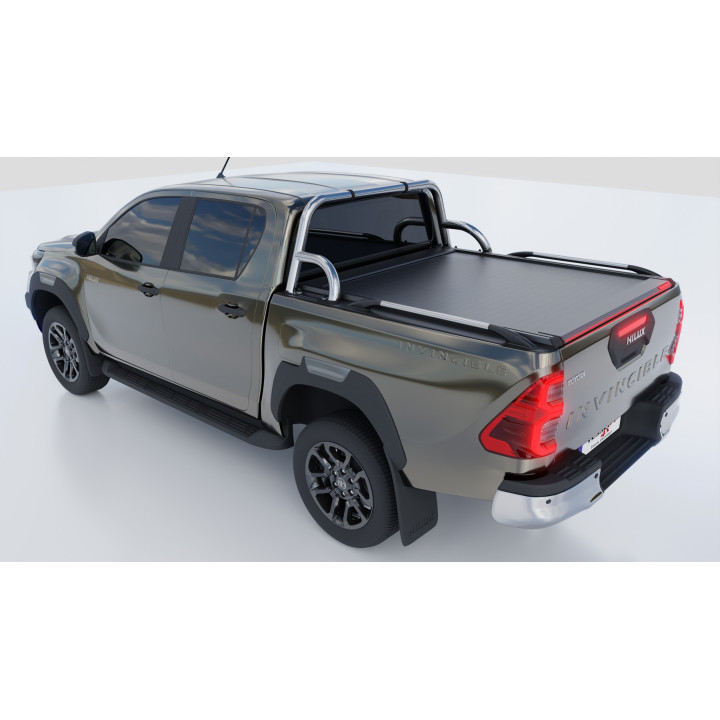 Închidere de Benă Tip Rulou Electric, Tessera 4x4 Roll+, Toyota Hilux Cabină Dublă 2016 - 2026 - EDK.ro