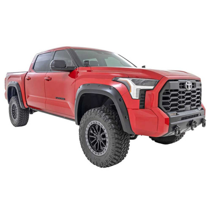 Front and Rear Fender Flares, Rough Country Traditional Pocket, Toyota Tundra 2022 - Present - EDK.ro
