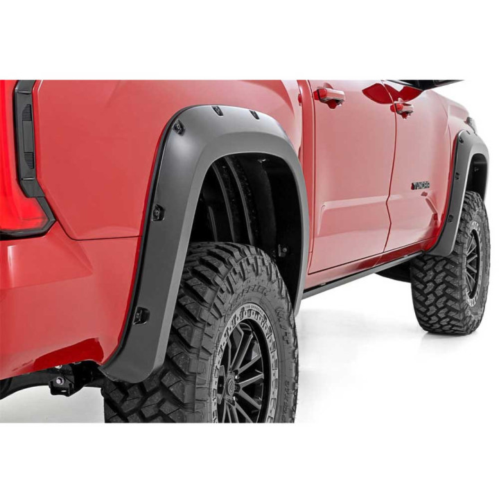 Front and Rear Fender Flares, Rough Country Traditional Pocket, Toyota Tundra 2022 - Present - EDK.ro