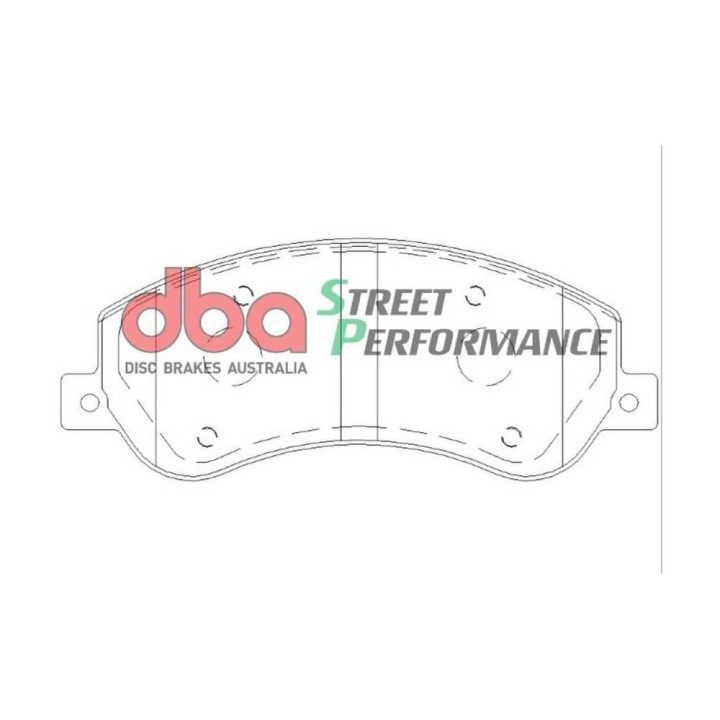 Front Brake Kit, DBA T2 Street Performance, Volkswagen Amarok 2010 - 2023 - EDK.ro