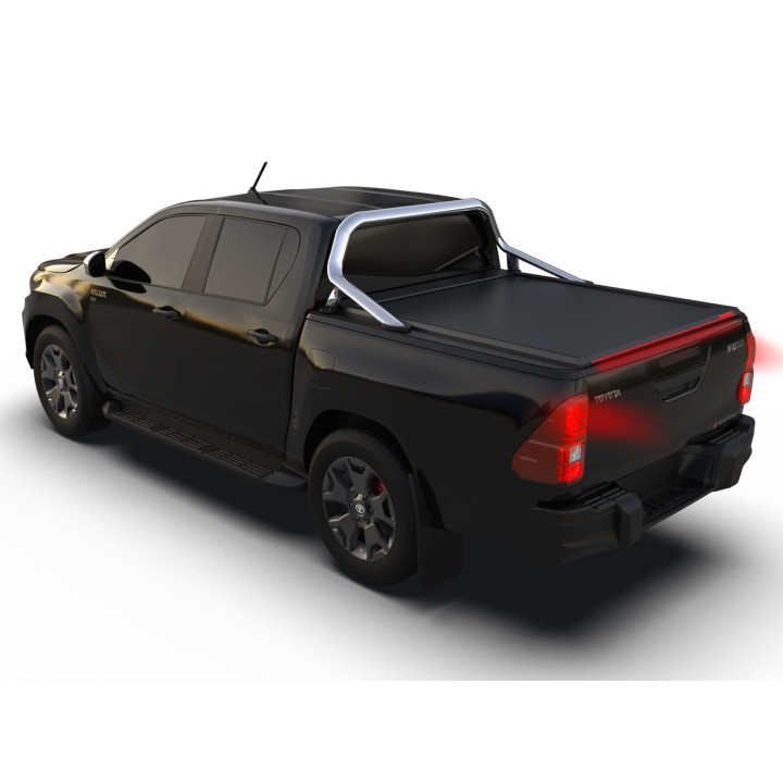 Închidere de Benă Tip Rulou Electric, Tessera 4x4 Roll+, Toyota Hilux cu Rollbar OEM Cabină Dublă 2016 - 2026 - EDK.ro