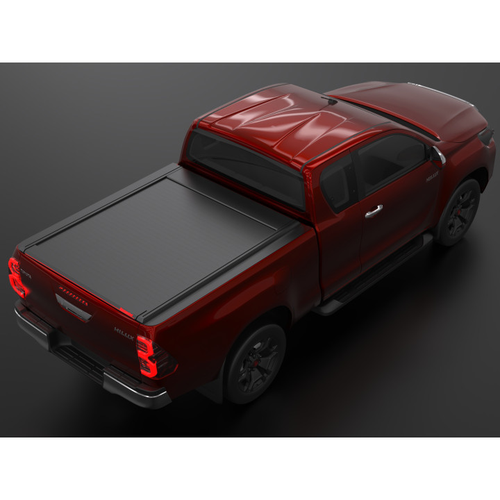 Electronically Assisted Roll Top Tonneau Bed Cover, Tessera 4x4 Roll+, Toyota Hilux Extra Cab 2016 - 2026 - EDK.ro