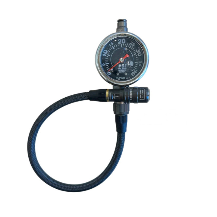 Deflator de Aer cu Manometru 0-40 psi, Apex - EDK.ro