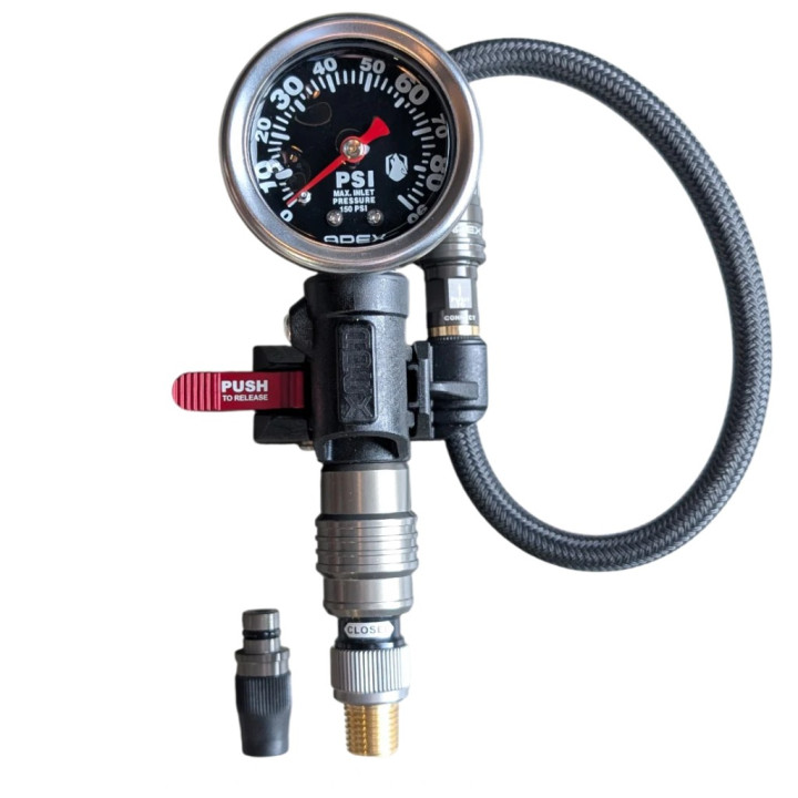 Precision Tire Inflator 0-90 psi, Apex Composite edition - EDK.ro