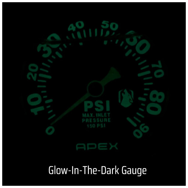 Inflator de Anvelope de Precizie 0-90 psi, Apex Composite edition - EDK.ro