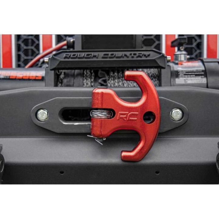 Aluminum Winch Cleat Red, Rough Country - EDK.ro