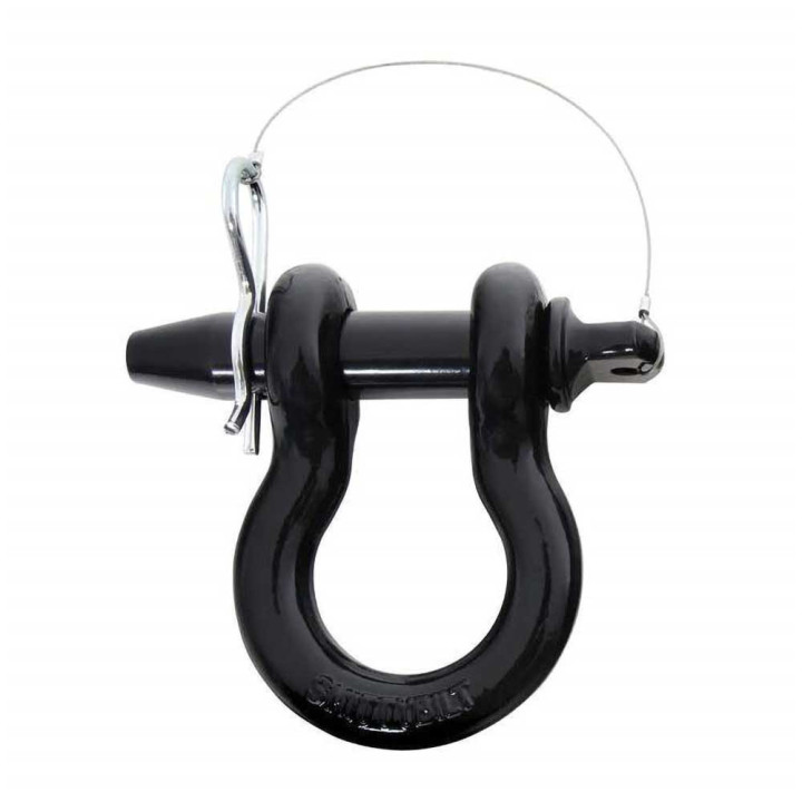 Quick Disconnect D-ring Black, Smittybilt 3/4 Inch - EDK.ro