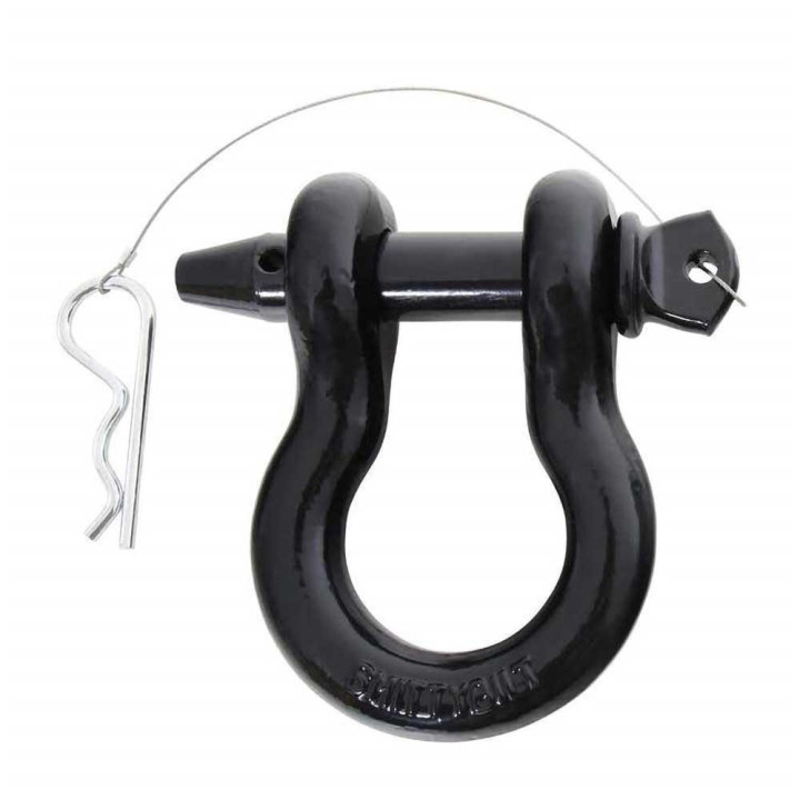 Quick Disconnect D-ring Black, Smittybilt 3/4 Inch - EDK.ro