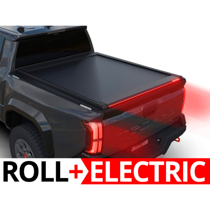 Electronically Assisted Roll Top Tonneau Bed Cover, Tessera 4x4 Roll+, Toyota Tacoma Bed Length 5.0 Feet 2024 - Present - EDK.ro
