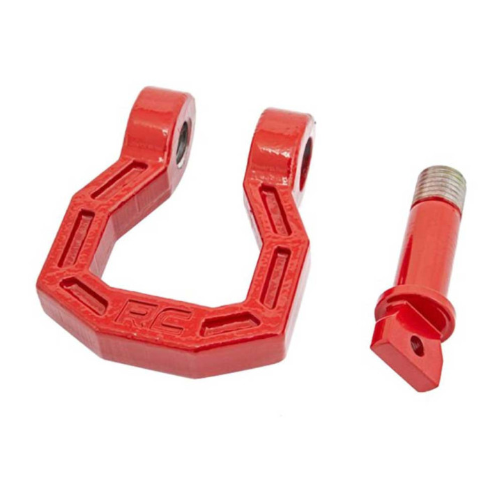 D-ring Shackle Kit Red, Rough Country 3/4 Inch - EDK.ro