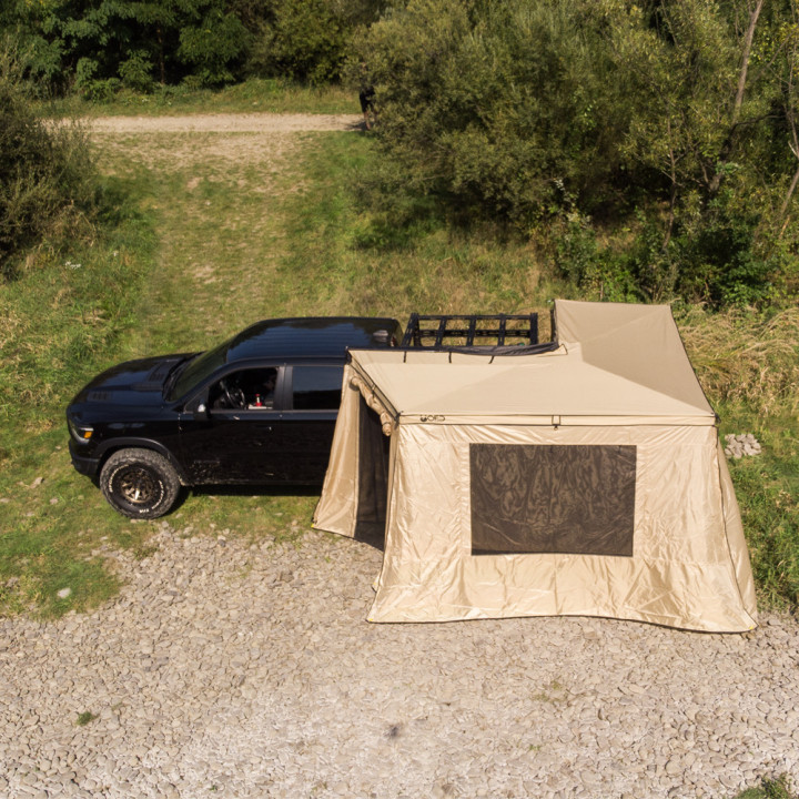 Retractable 270 Free Standing Awning + Walls, OFD GEN2 - EDK.ro