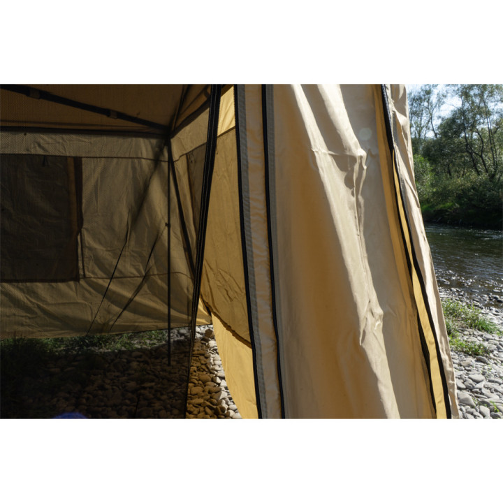 Retractable 270 Free Standing Awning + Walls, OFD GEN2 - EDK.ro