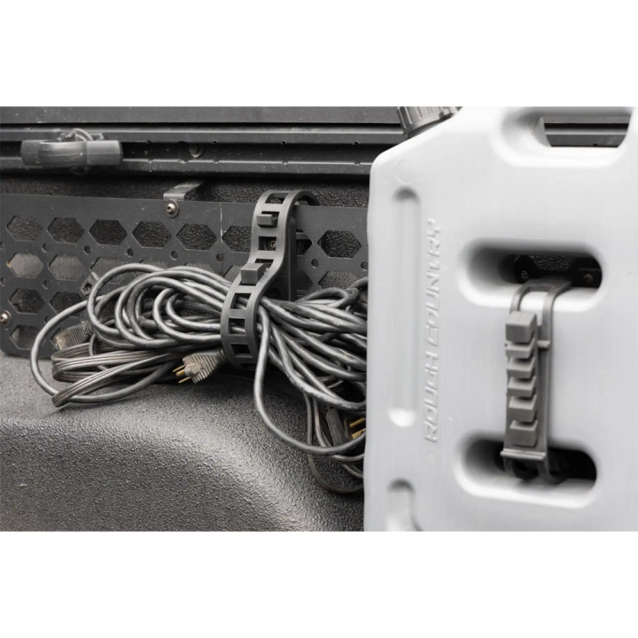 Rubber Molle Panel Clamp Kit 0.5-4.5 Inch, Rough Country - EDK.ro