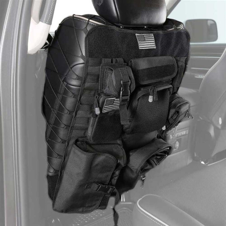 Front Seat Back Covers Universal Black, Smittybilt G.E.A.R. - EDK.ro