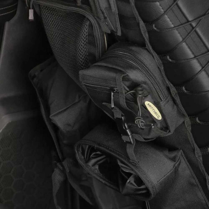 Front Seat Back Covers Universal Black, Smittybilt G.E.A.R. - EDK.ro