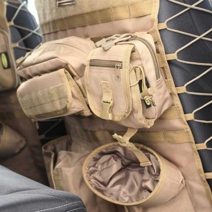 Front Seat Back Covers Universal Coyote Tan, Smittybilt G.E.A.R. - EDK.ro