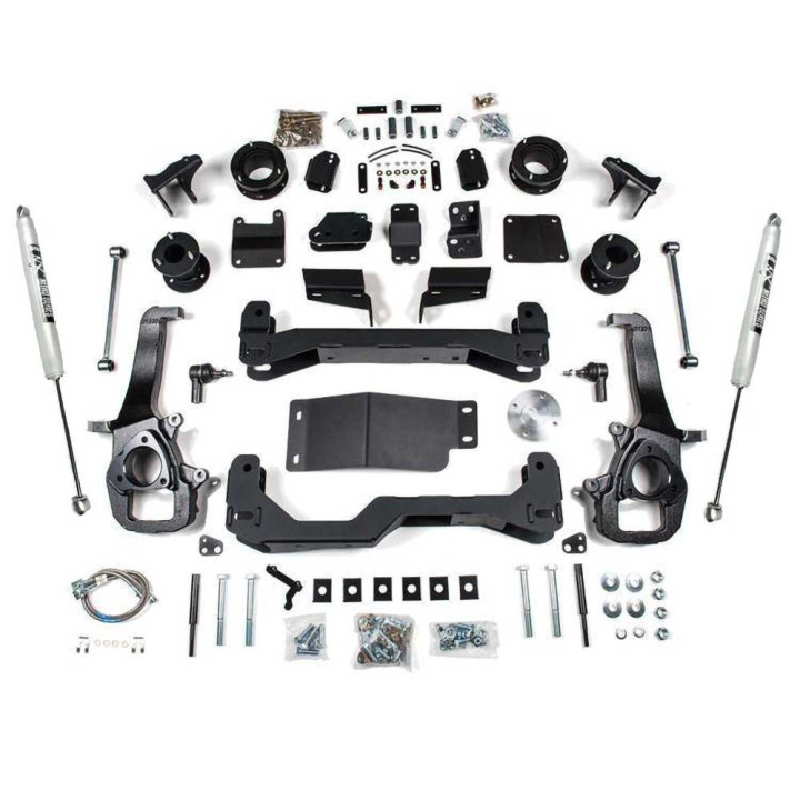 Suspension Lift Kit Air Ride with Nx2 Shock Absorbers, BDS Suspension Large Bore Lift 4 Inch - EDK.ro
