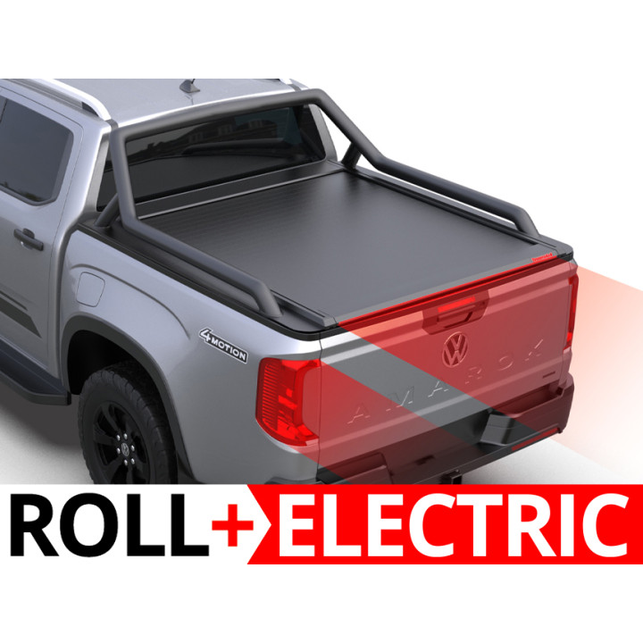 Electronically Assisted Roll Top Tonneau Bed Cover, Tessera 4x4 Roll+, Volkswagen Amarok Panamericana 2023 - Present - EDK.ro