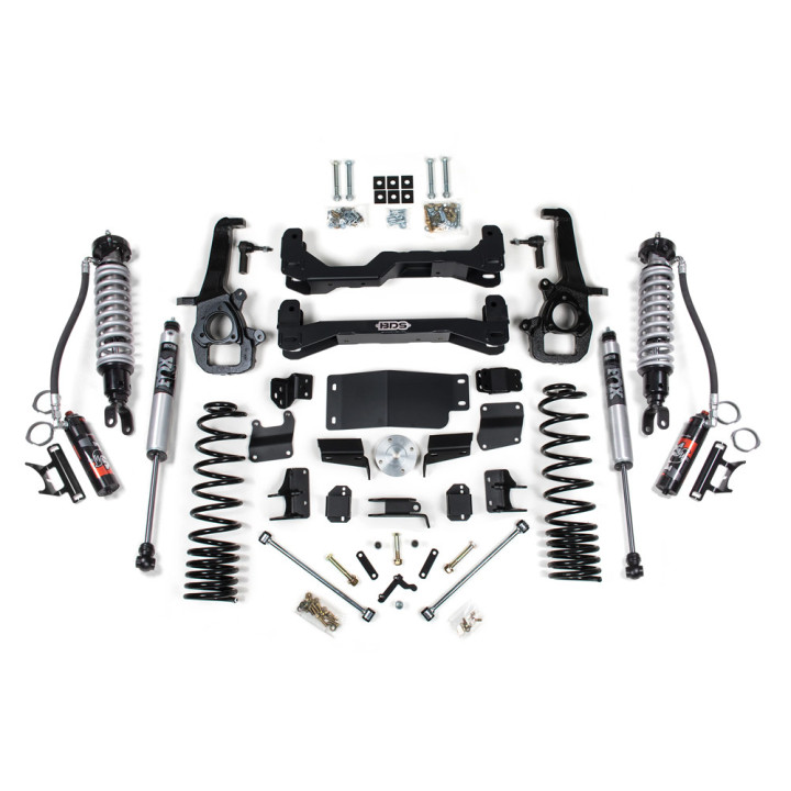 Suspension Lift Kit with Fox Coilovers, BDS Suspension Large Bore Lift 6 Inch - EDK.ro