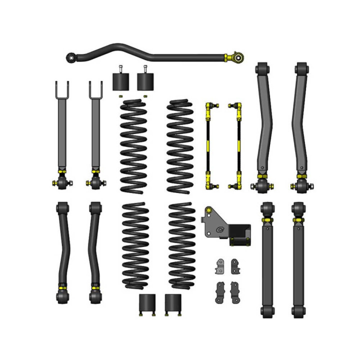 Suspension Lift Kit Overland+, Clayton Off Road Lift 3.5 Inch - EDK.ro