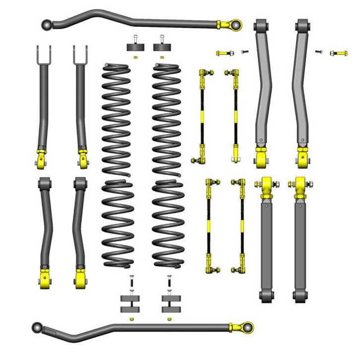 Kit Suspensie de Ridicare Premium, Clayton Off Road 392 Lift 2 Inch - EDK.ro