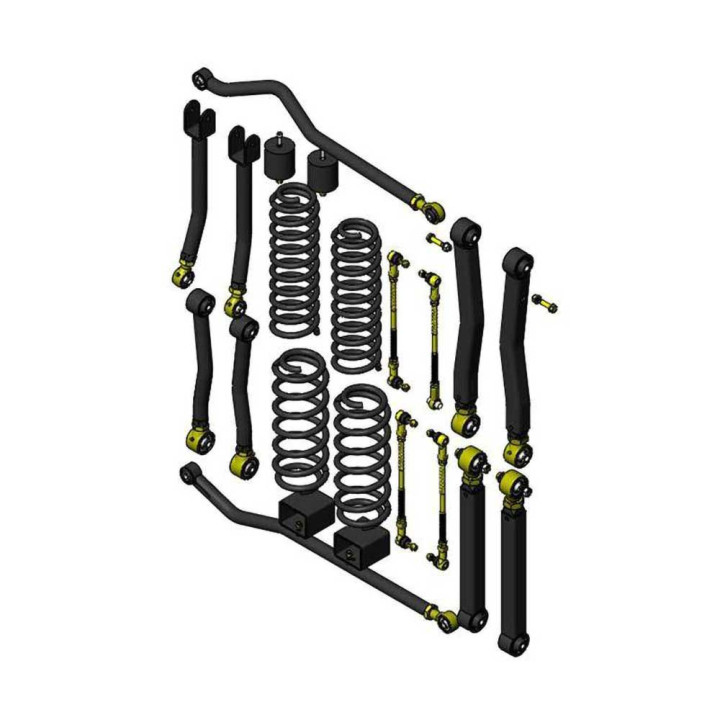 Suspension Lift Kit Premium, Clayton Off Road Lift 3.5 Inch - EDK.ro