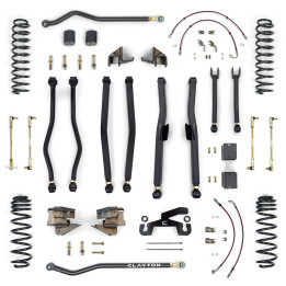 Set Suspensie Braț Lung, Clayton Off Road Overland+ Lift 3.5 Inch - EDK.ro