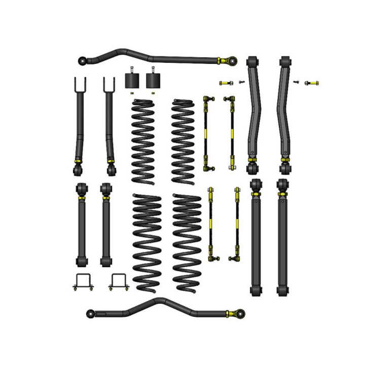 Set Suspensie Overland+, Clayton Off Road Diesel Lift 2.5 Inch - EDK.ro