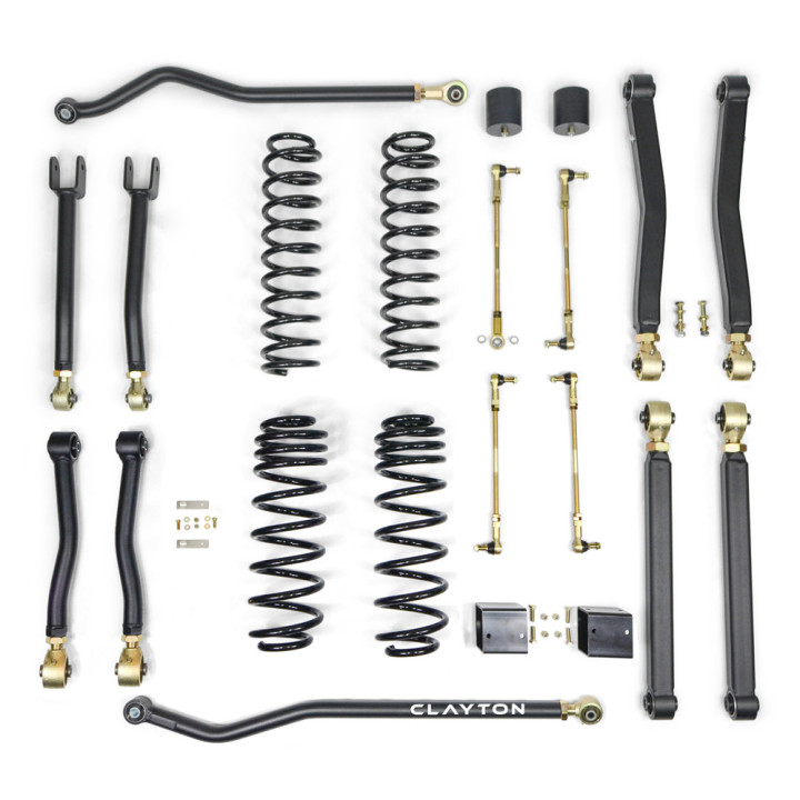 Suspension Lift Kit Premium, Clayton Off Road Diesel Lift 3.5 Inch - EDK.ro