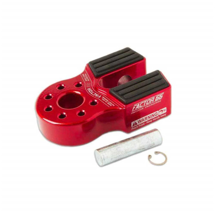 Flatlink with Titanium Pin & Rubber Guard Red, Factor 55 - EDK.ro