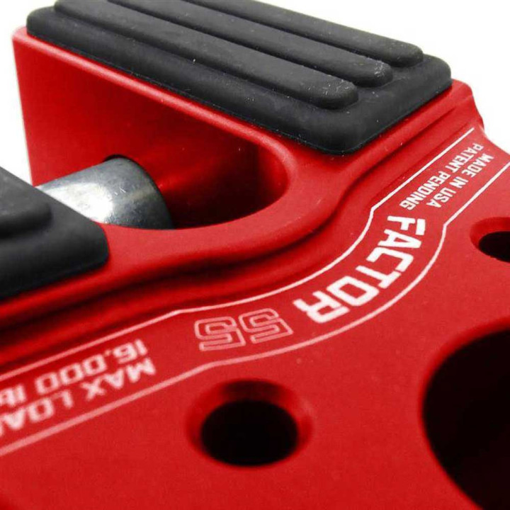 Flatlink with Titanium Pin & Rubber Guard Red, Factor 55 - EDK.ro