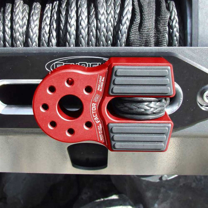 Flatlink with Titanium Pin & Rubber Guard Red, Factor 55 - EDK.ro