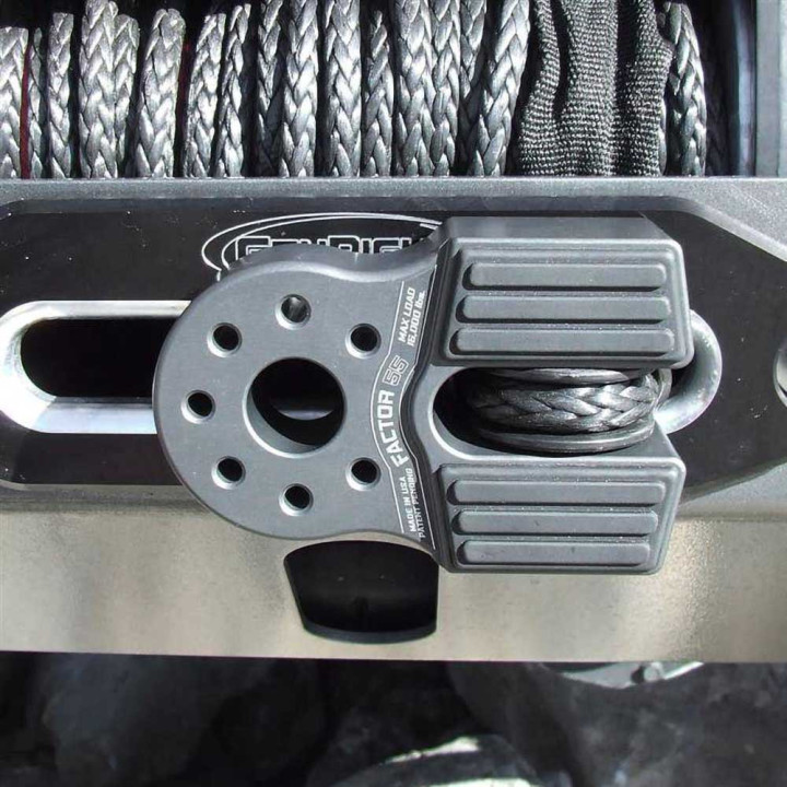 Flatlink with Titanium Pin & Rubber Guard Black, Factor 55 - EDK.ro