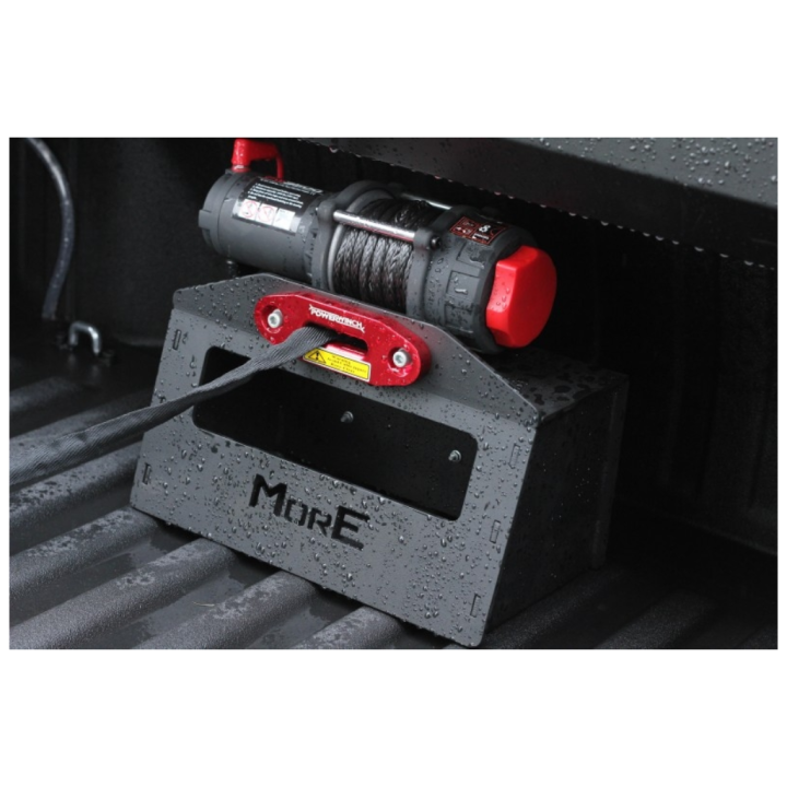 Bed Winch Mounting Plate for Tonneau Cover Medium, MorE 4x4 - EDK.ro