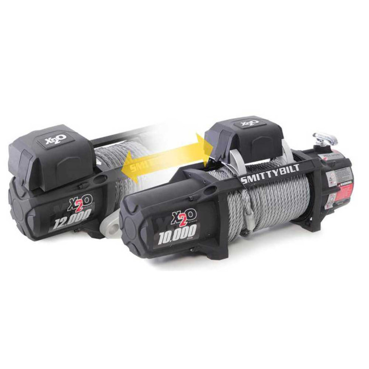 Winch with Steel Rope and Wireless Remote 17500 Lbs, Smittybilt X20 GEN2 - EDK.ro