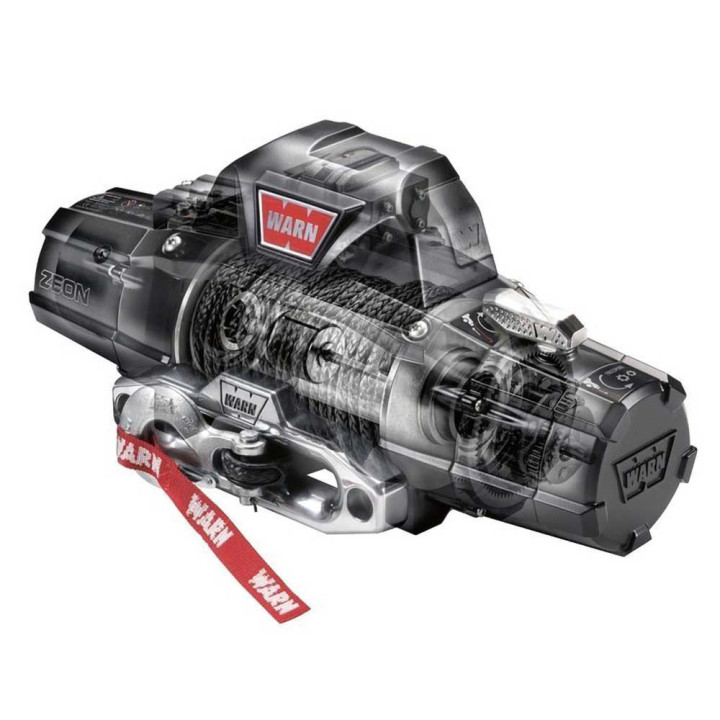 Troliu cu Frânghie Sintetică 10 000 Lbs, Warn Zeon 10-S - EDK.ro