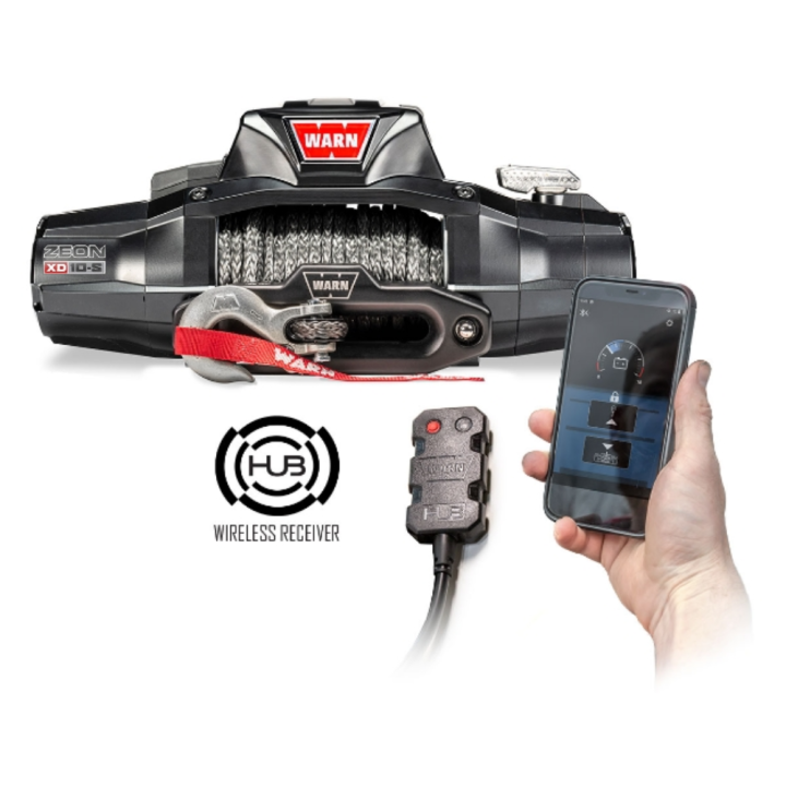 Winch with Synthetic Rope 10000 Lbs, Warn Zeon XD 10-S - EDK.ro