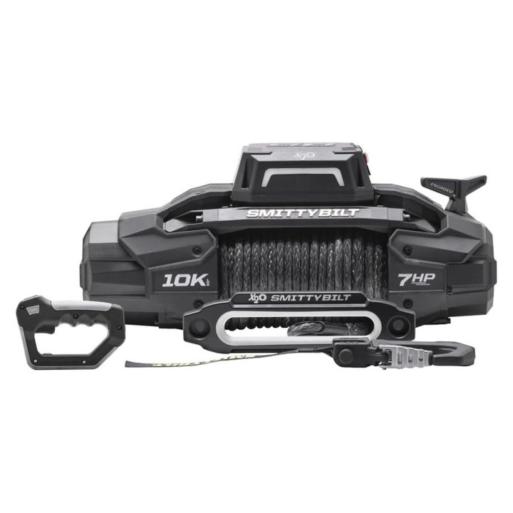 Winch with Synthetic Rope and Wireless Remote 10000 Lbs, Smittybilt X20 GEN3 - EDK.ro