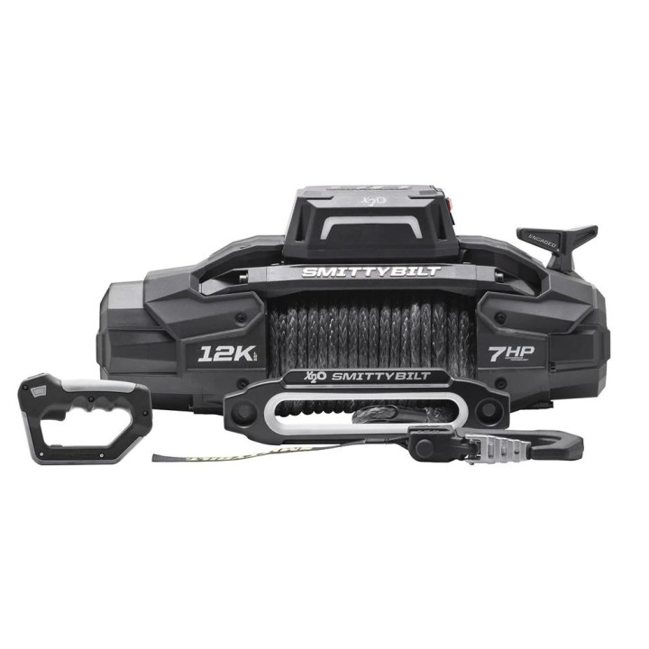 Winch with Synthetic Rope and Wireless Remote 12000 Lbs, Smittybilt X20 GEN3 - EDK.ro