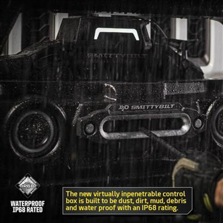 Winch with Synthetic Rope and Wireless Remote 12000 Lbs, Smittybilt X20 GEN3 - EDK.ro