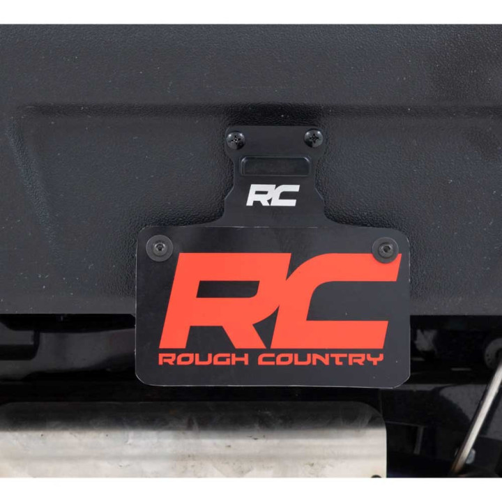 Universal License Plate Bracket with LED Light, Rough Country - EDK.ro