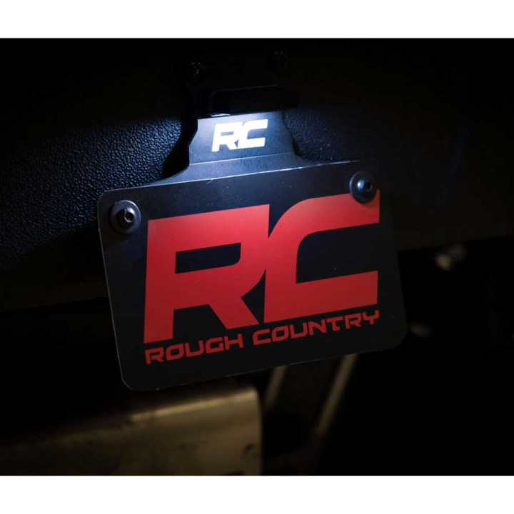 Suport Universal pentru Plăcuța de Înmatriculare cu Lumină LED, Rough Country - EDK.ro