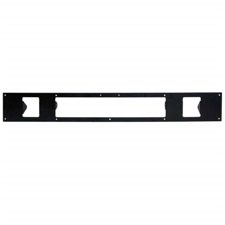 Kit de Integrare Proiectoare LED Omologate, Go Rhino Front plate for two Cube LED 3x3" and 20" light bar for rack SRM100 - EDK.r