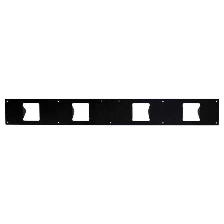 Kit de Integrare Proiectoare LED Omologate, Go Rhino Front plates for four Cube LED 3x3" lights for rack SRM100 - EDK.ro